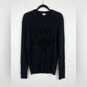 Kenzo Wool Tiger Logo Sweater Wool Large